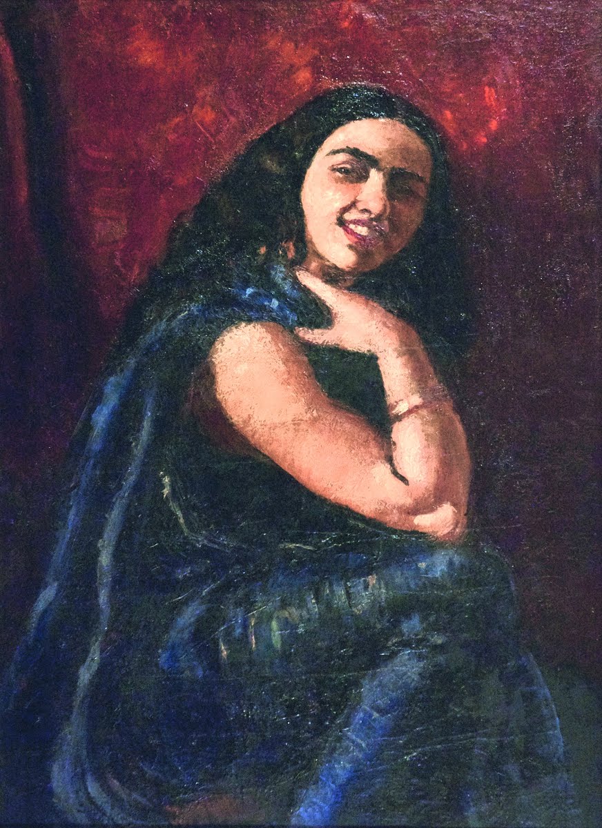 Amrita Sher-Gil Self-Portrait 6 - Canvas Print