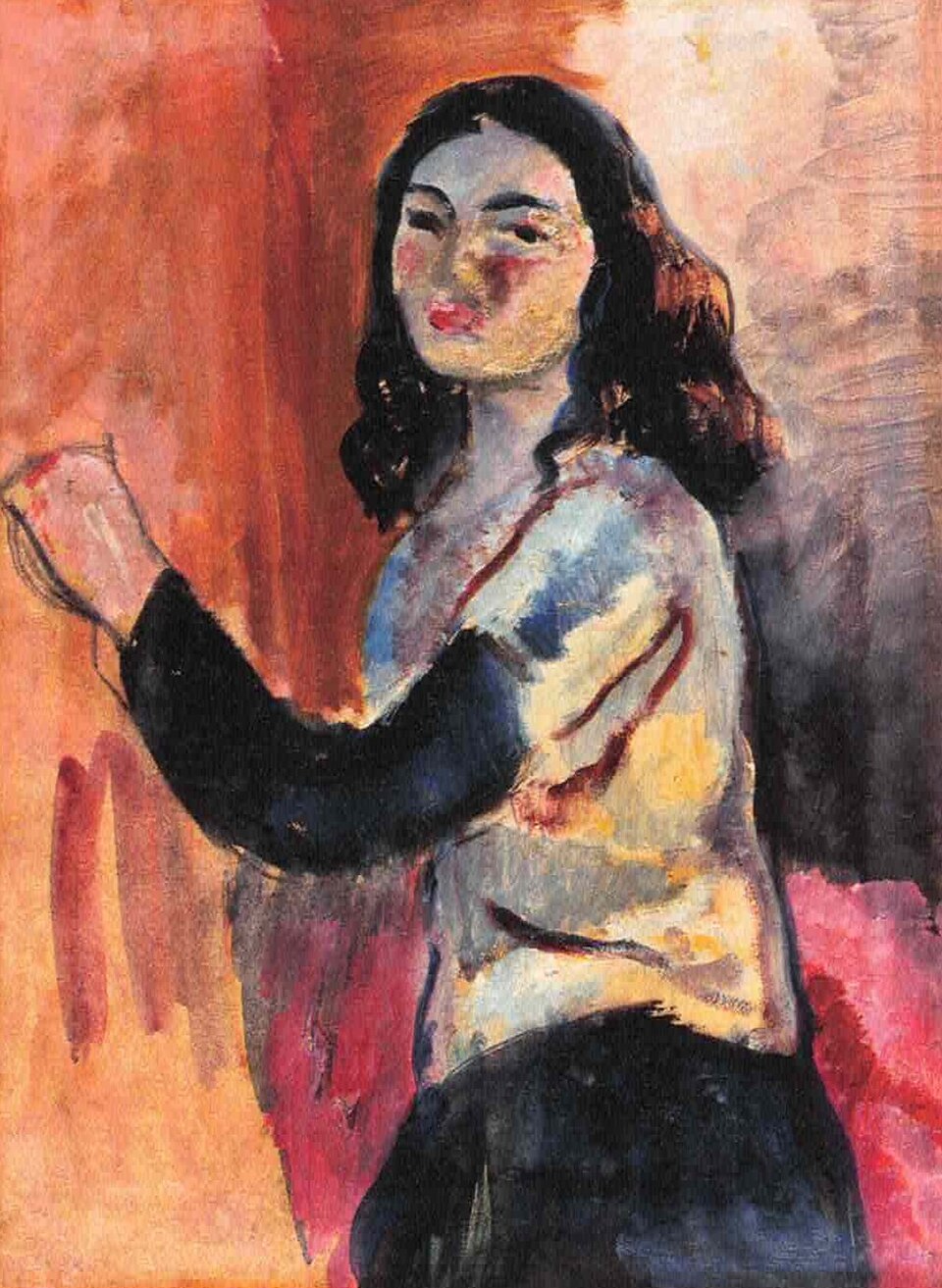 Amrita Sher-Gil Self-Portrait 2 - Canvas Print