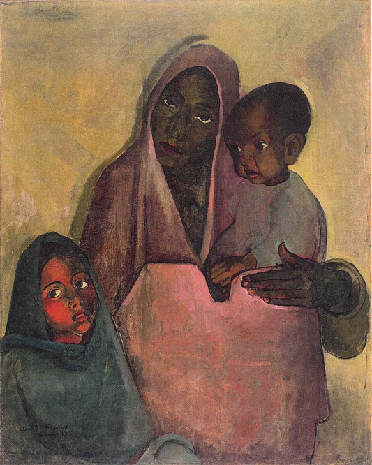 Amrita Sher-Gil Mother India - Canvas Print