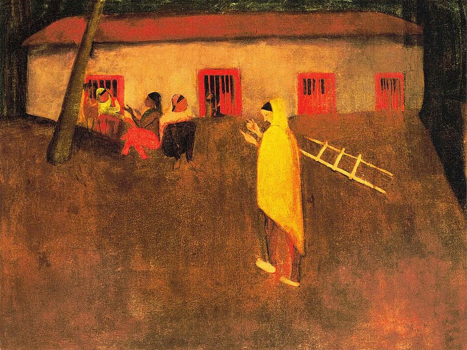 Amrita Sher-Gil Village Scene - Canvas Print