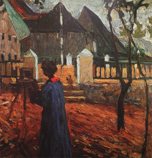 Wassily Kandinsky Gabriele Munter - Canvas Print