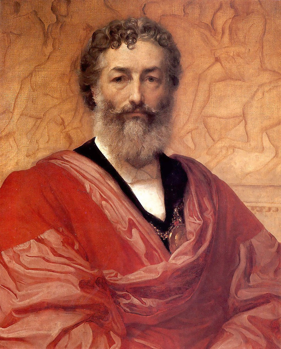 Frederic Leighton Self-Portrait - Canvas Print