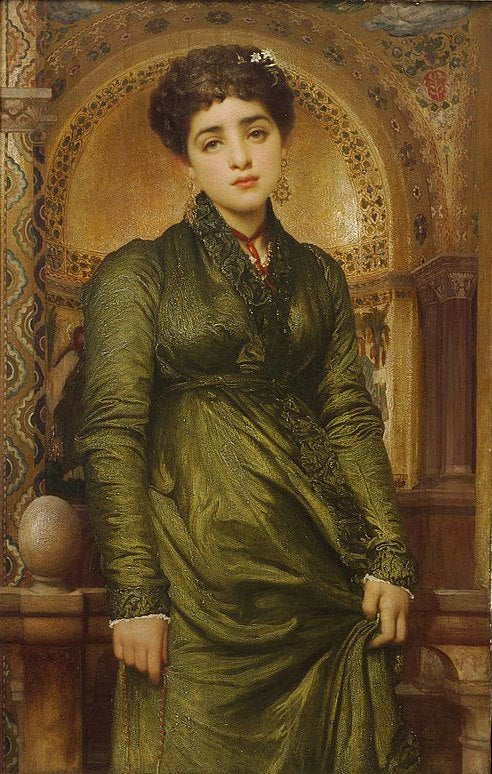 Frederic Leighton After Vespers - Canvas Print