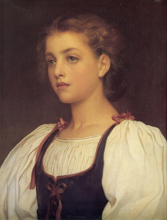 Frederic Leighton Biondina - Canvas Print