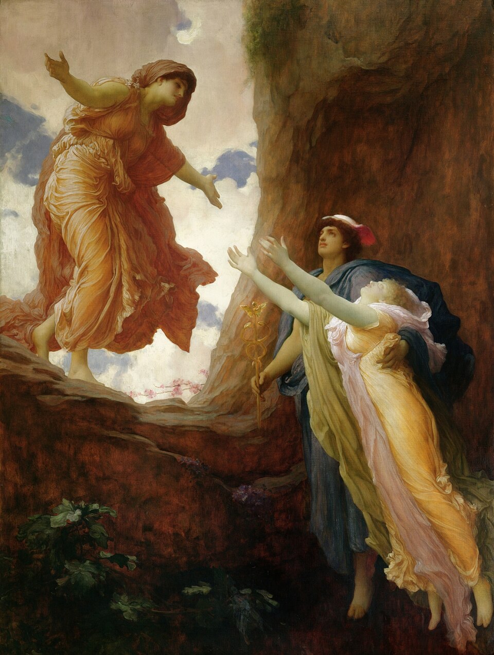 Frederic Leighton The Return of Persephone - Canvas Print