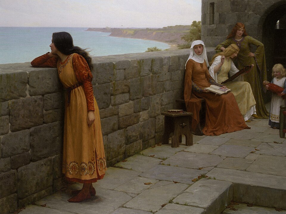 Edmund Blair Leighton The Hostage - Canvas Print
