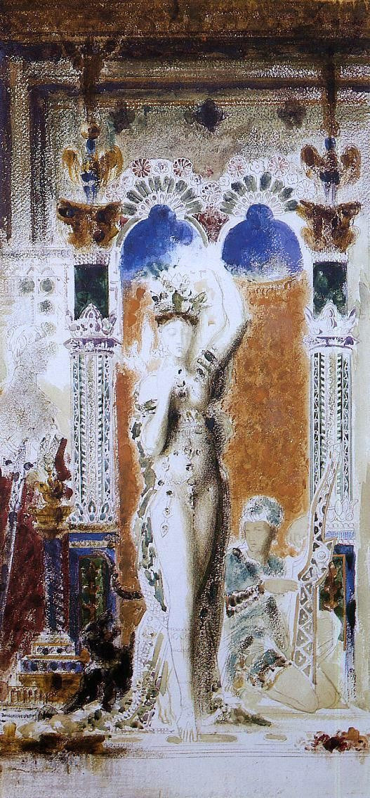  Gustave Moreau Salome (also known as Entering the Banquet Room) - Canvas Print