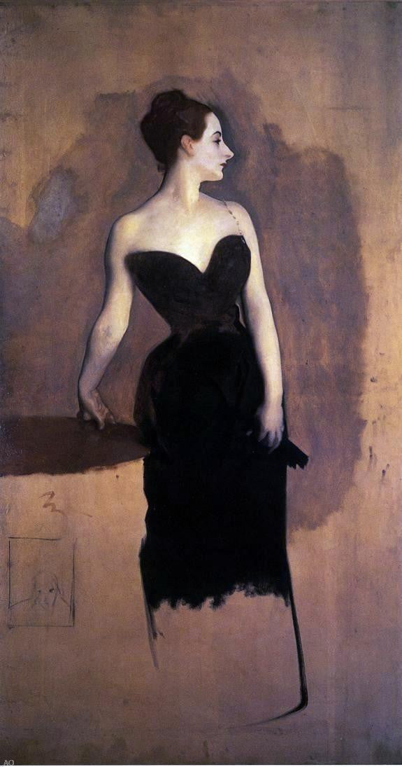  John Singer Sargent Madame Gautreau (unfinished) - Canvas Print
