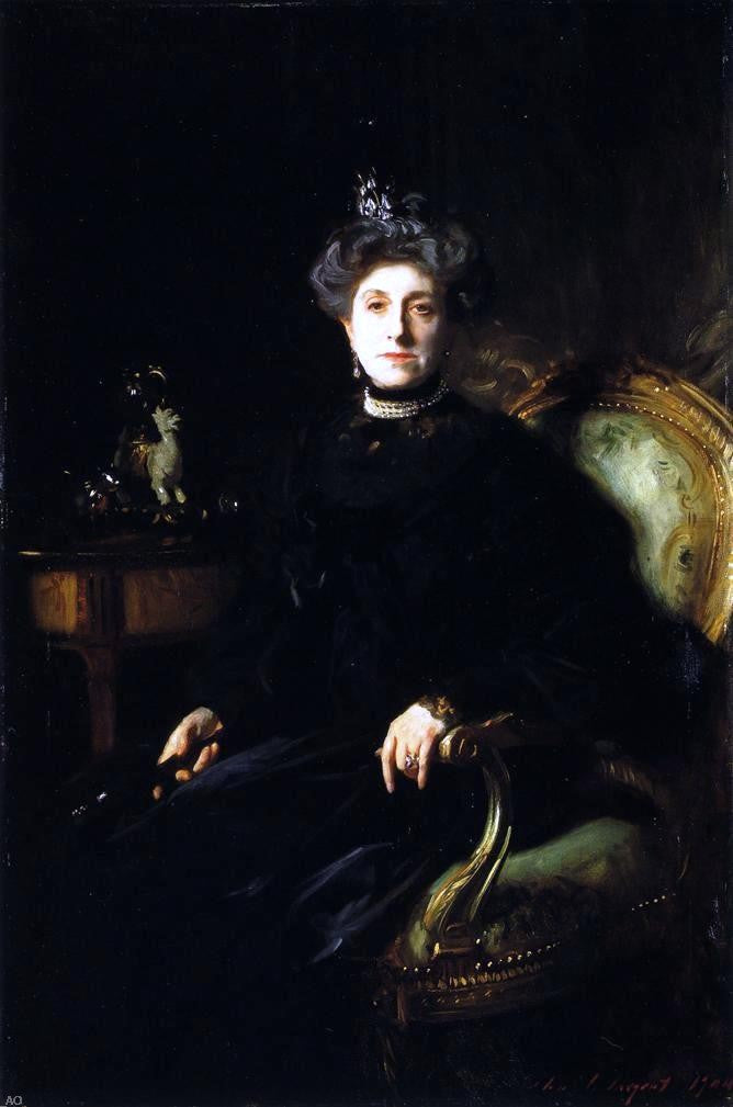  John Singer Sargent Mrs. Asher Wertheimer - Canvas Print