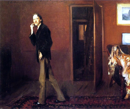  John Singer Sargent Robert Louis Stevenson and His Wife - Canvas Print