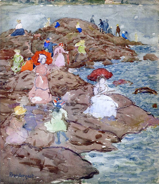  Maurice Prendergast Nantasket - Canvas Print