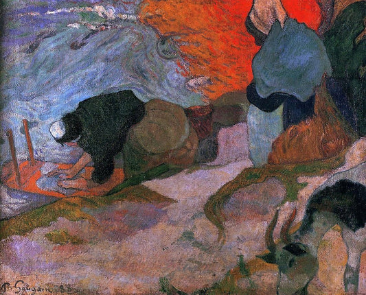  Paul Gauguin Washerwomen - Canvas Print