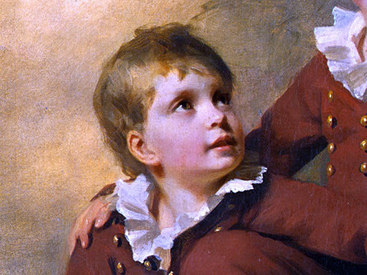  Sir Henry Raeburn The Binning Children [detail #2] - Canvas Print