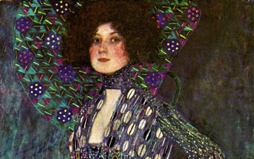  Gustav Klimt Emilie Floge - Canvas Print