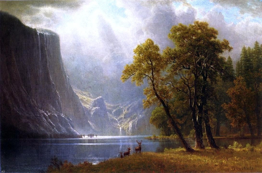  Albert Bierstadt Yosemite Valley - Canvas Print