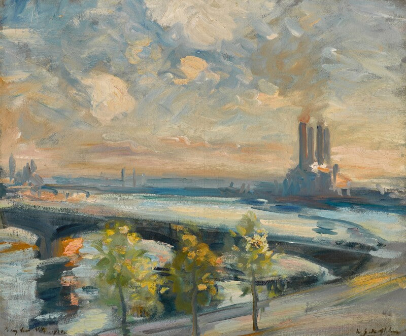 Wilfred Gabriel de Glehn Sunlit, Battersea Park - Canvas Print