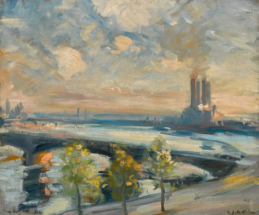 Wilfred Gabriel de Glehn Sunlit, Battersea Park - Canvas Print