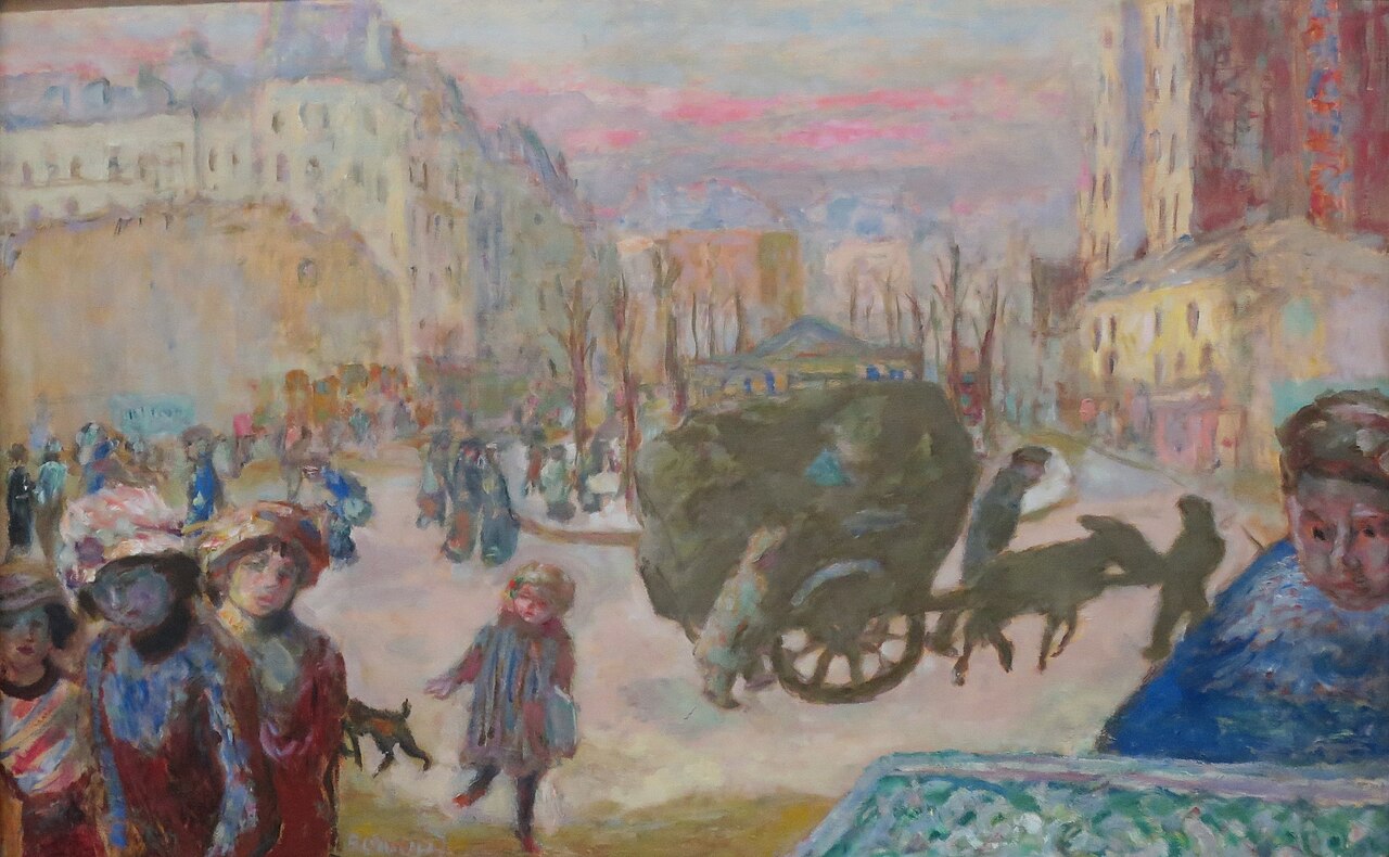 Pierre Bonnard Morning in Paris - Canvas Print