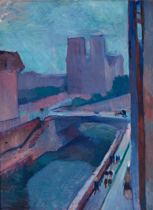 Henri Matisse A Glimpse of Notre-Dame in the Late Afternoon - Canvas Print