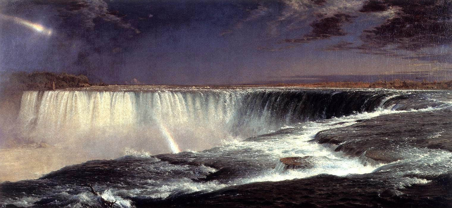  Frederic Edwin Church Niagara Falls - Canvas Print