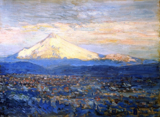  Frederick Childe Hassam Mount Hood - Canvas Print