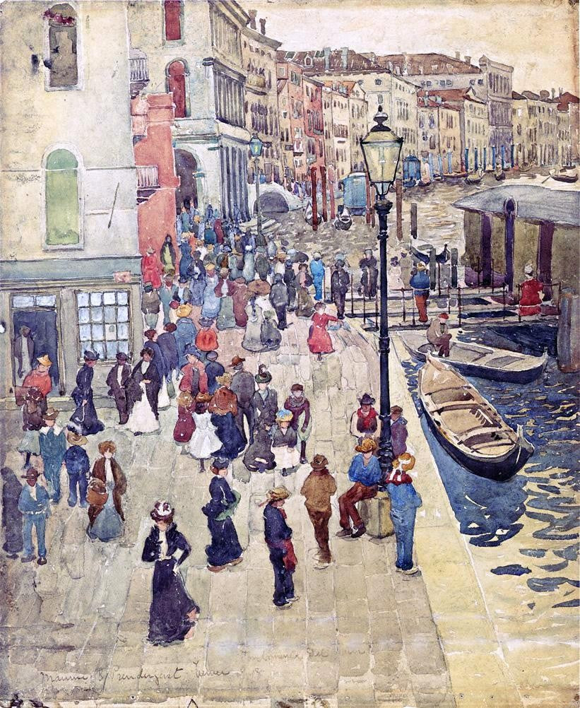  Maurice Prendergast Venice - Canvas Print