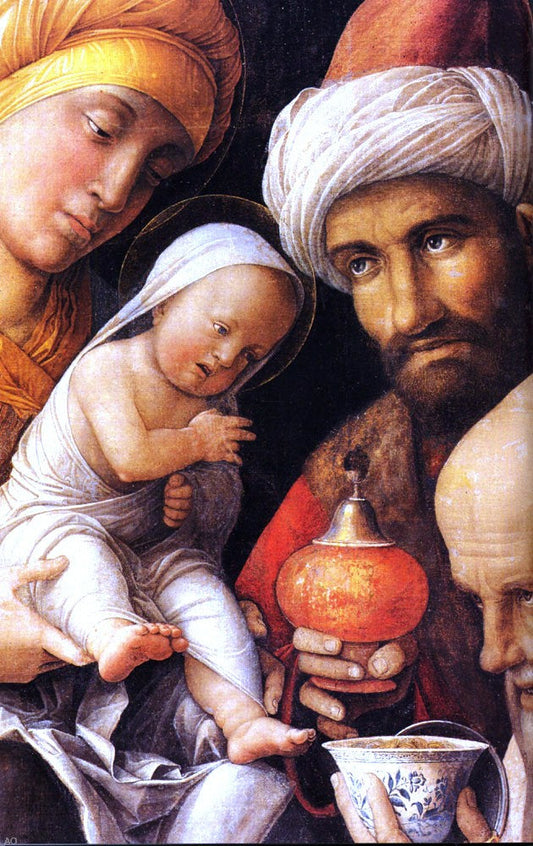  Andrea Mantegna Adoration of the Magi [detail] - Canvas Print