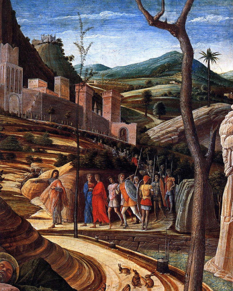  Andrea Mantegna Agony in the Garden [detail] - Canvas Print