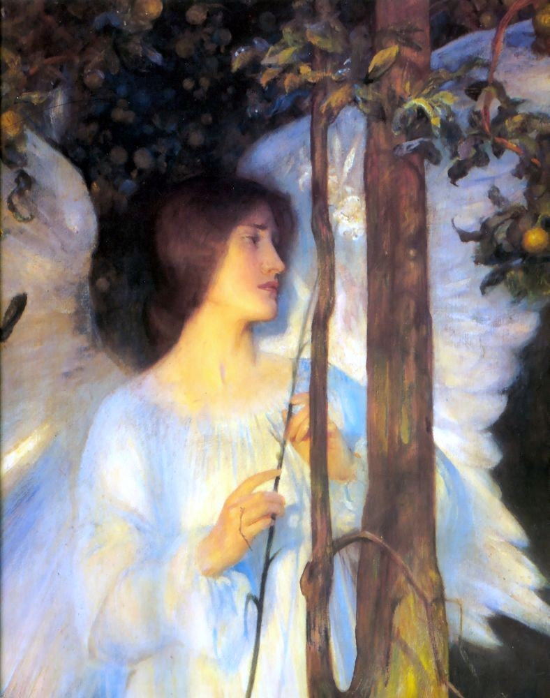  Arthur Hacker The Cloister or the World? [detail] - Canvas Print