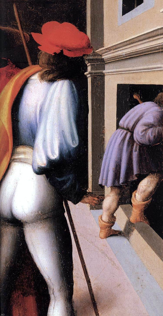  II Francesco Ubertini Bacchiacca Scenes from the Story of Joseph: The Arrest of His Brethren (detail) - Canvas Print