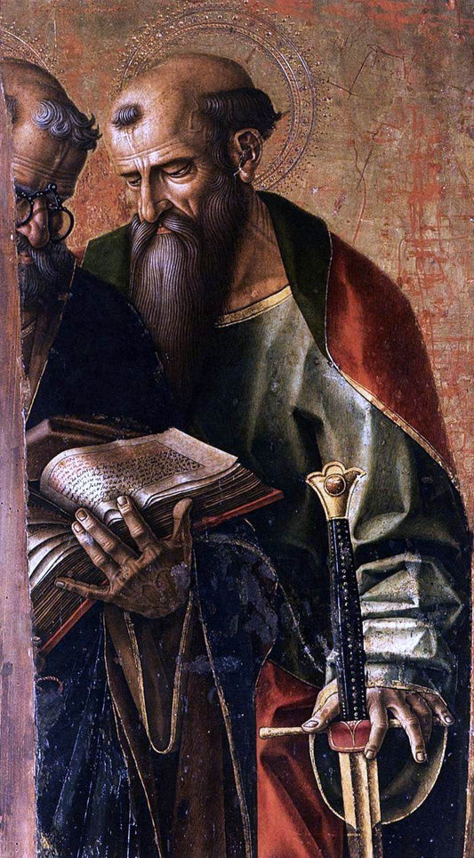  Carlo Crivelli St Peter and St Paul (detail) - Canvas Print