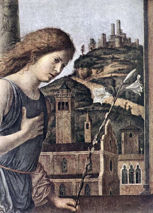  Cima Da Conegliano The Annunciation (detail) - Canvas Print