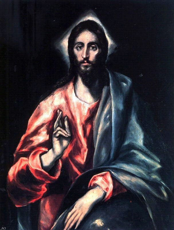  El Greco Christ - Canvas Print