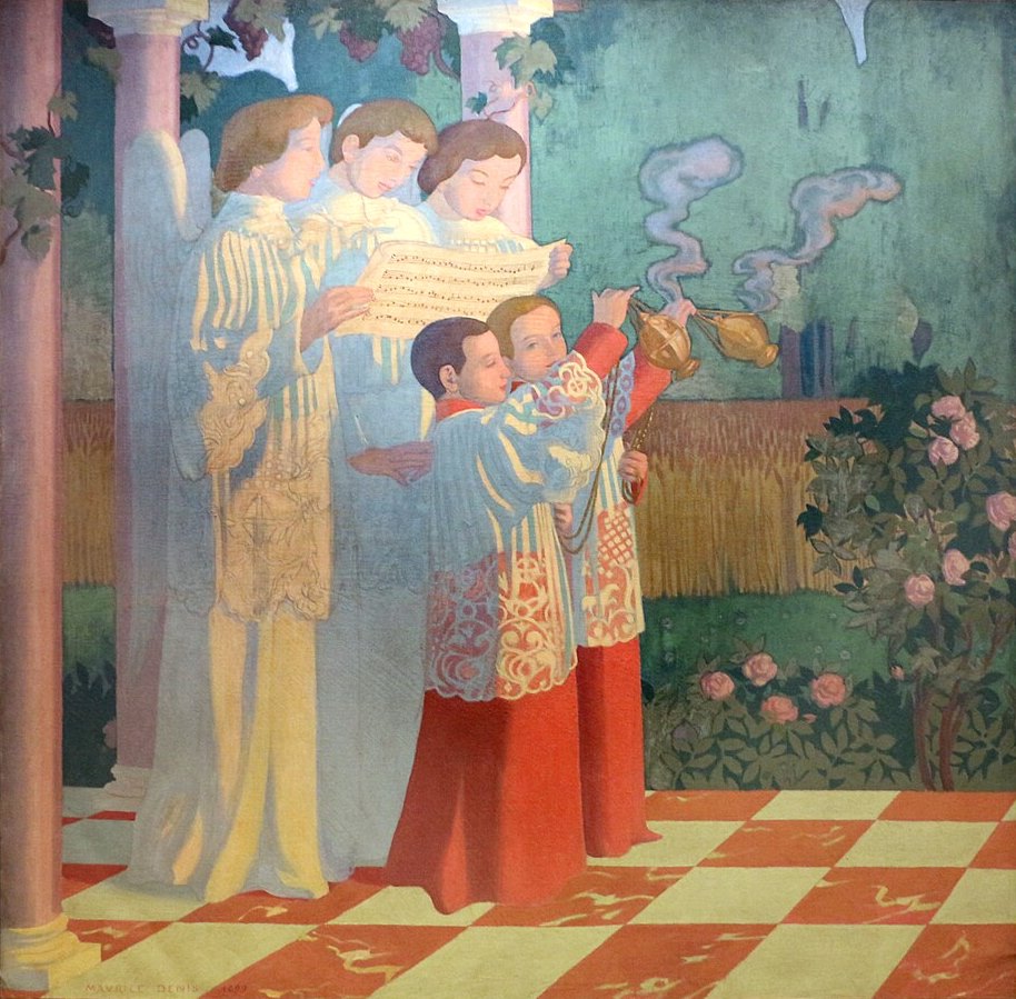 Maurice Denis Exaltation of the Holy Cross and the glorification of the sacrifice of the Mass - Canvas Print