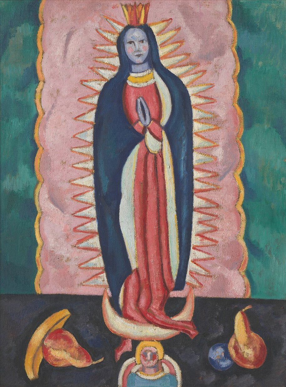 Marsden Hartley The Virgin of Guadalupe - Canvas Print