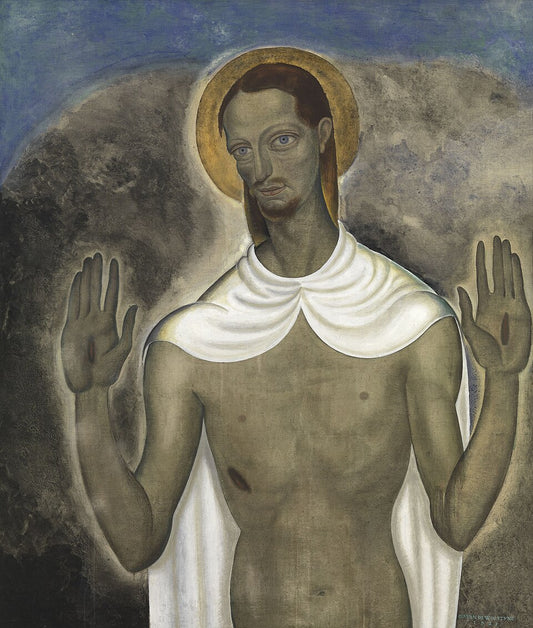 Gustave Van de Woestijne Christ Showing His Wounds - Canvas Print