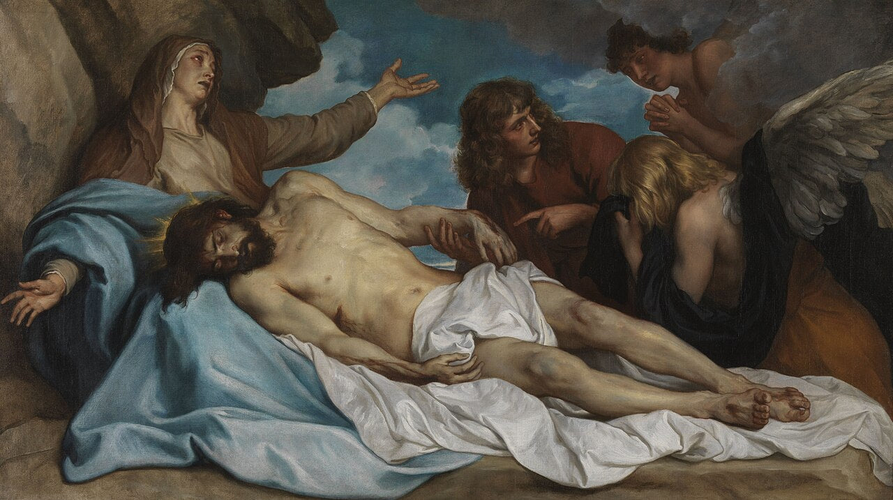 Anthony van Dyck Lamentation of Christ - Canvas Print