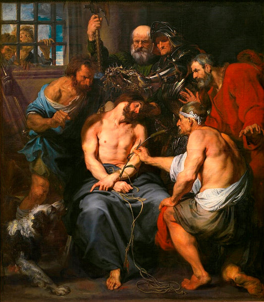 Anthony van Dyck Christ Crowned with Thorns - Canvas Print