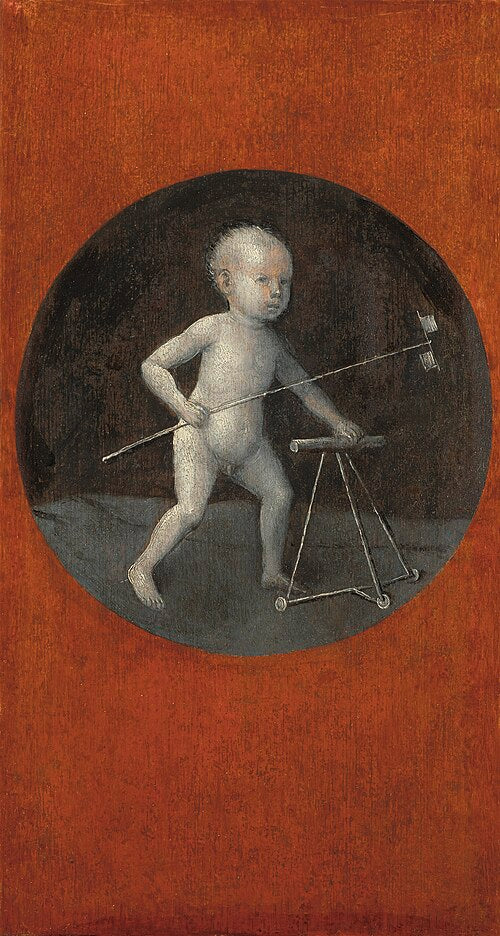 Hieronymus Bosch Christ Child with a Walking Frame - Canvas Print