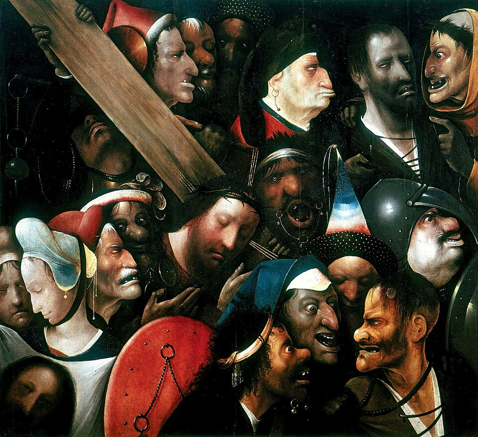 Hieronymus Bosch Christ Carrying the Cross II - Canvas Print
