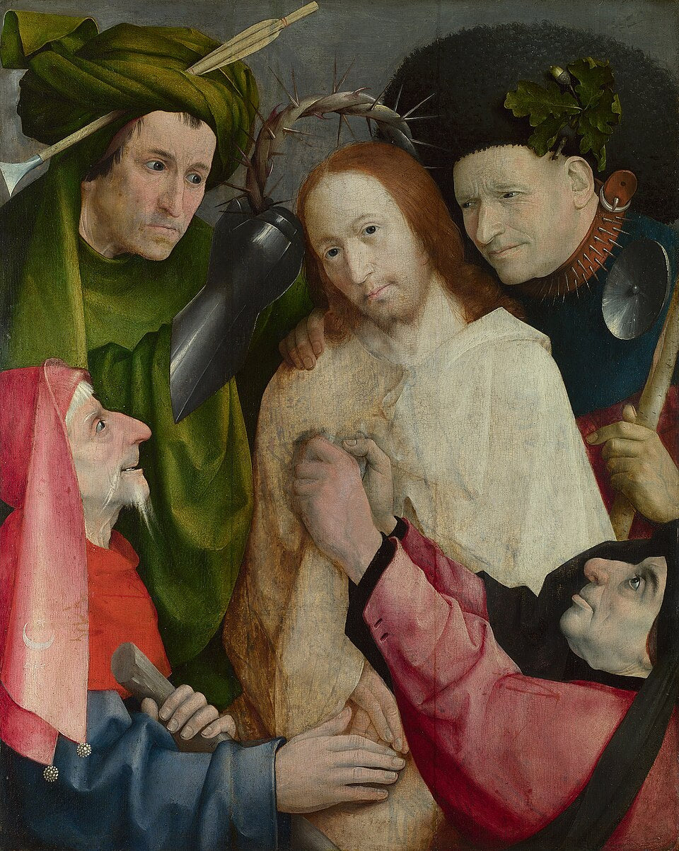Hieronymus Bosch Christ Crowned with Thorns - Canvas Print