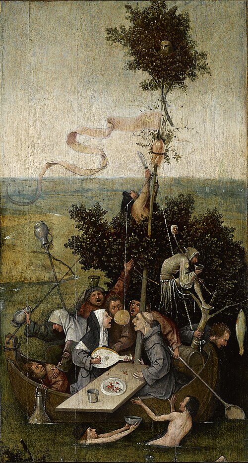 Hieronymus Bosch Ship of Fools - Canvas Print