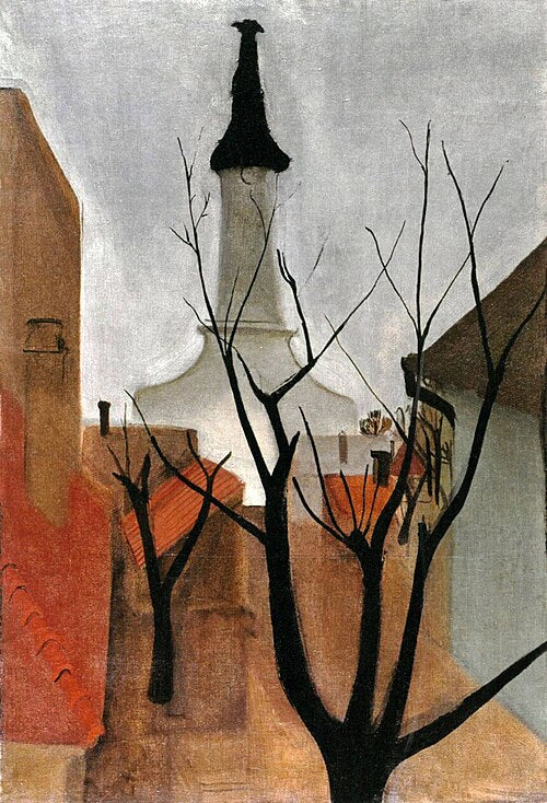 Amrita Sher-Gil Hungarian Church Steeple - Canvas Print