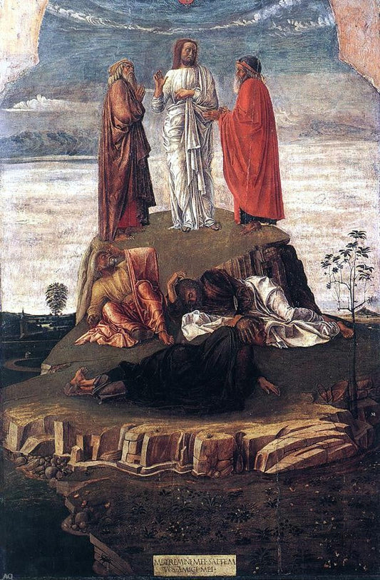  Giovanni Bellini Transfiguration of Christ - Canvas Print