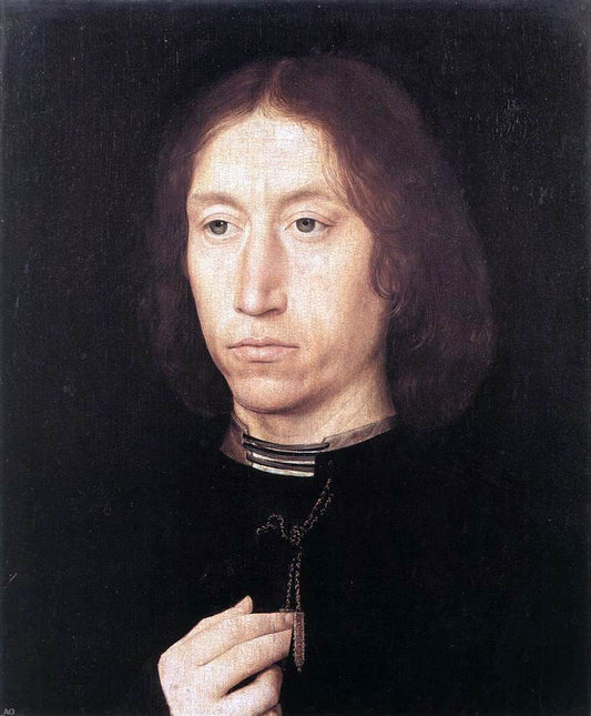  Hans Memling Portrait of a Man - Canvas Print