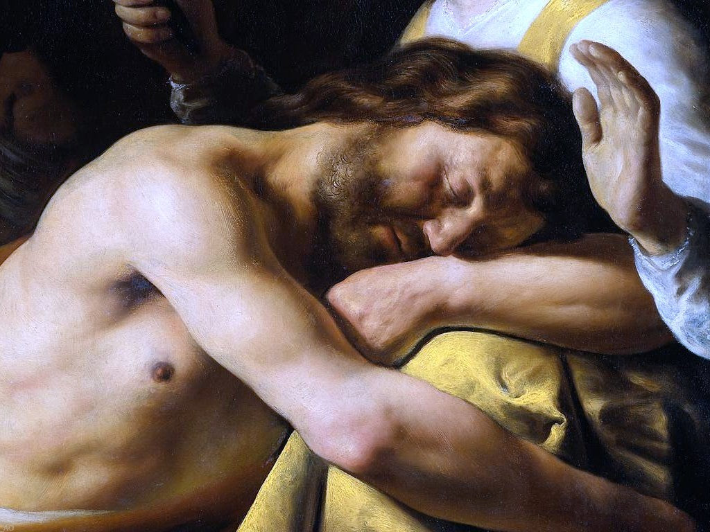 Jan Lievens Samson and Delilah [detail #2] Canvas Print – Art MegaMart