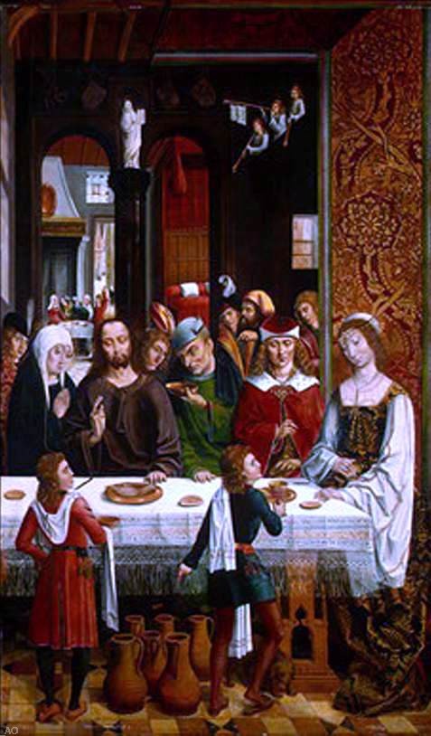  Master catholic Kings The Marriage at Cana - Canvas Print