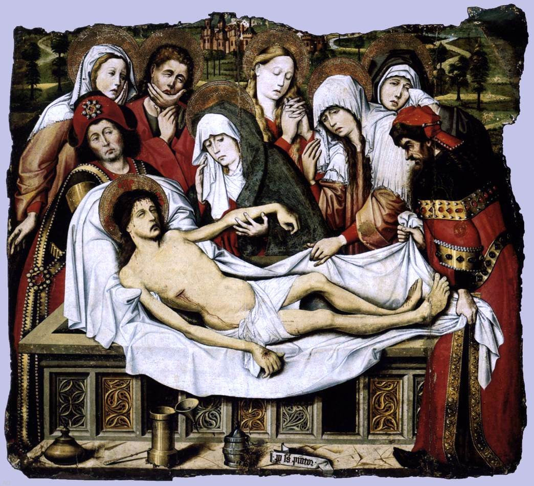  Pedro Sanchez Entombment of Christ - Canvas Print