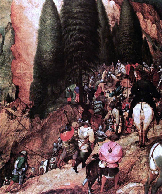  The Elder Pieter Bruegel The Conversion of Saul (detail) - Canvas Print