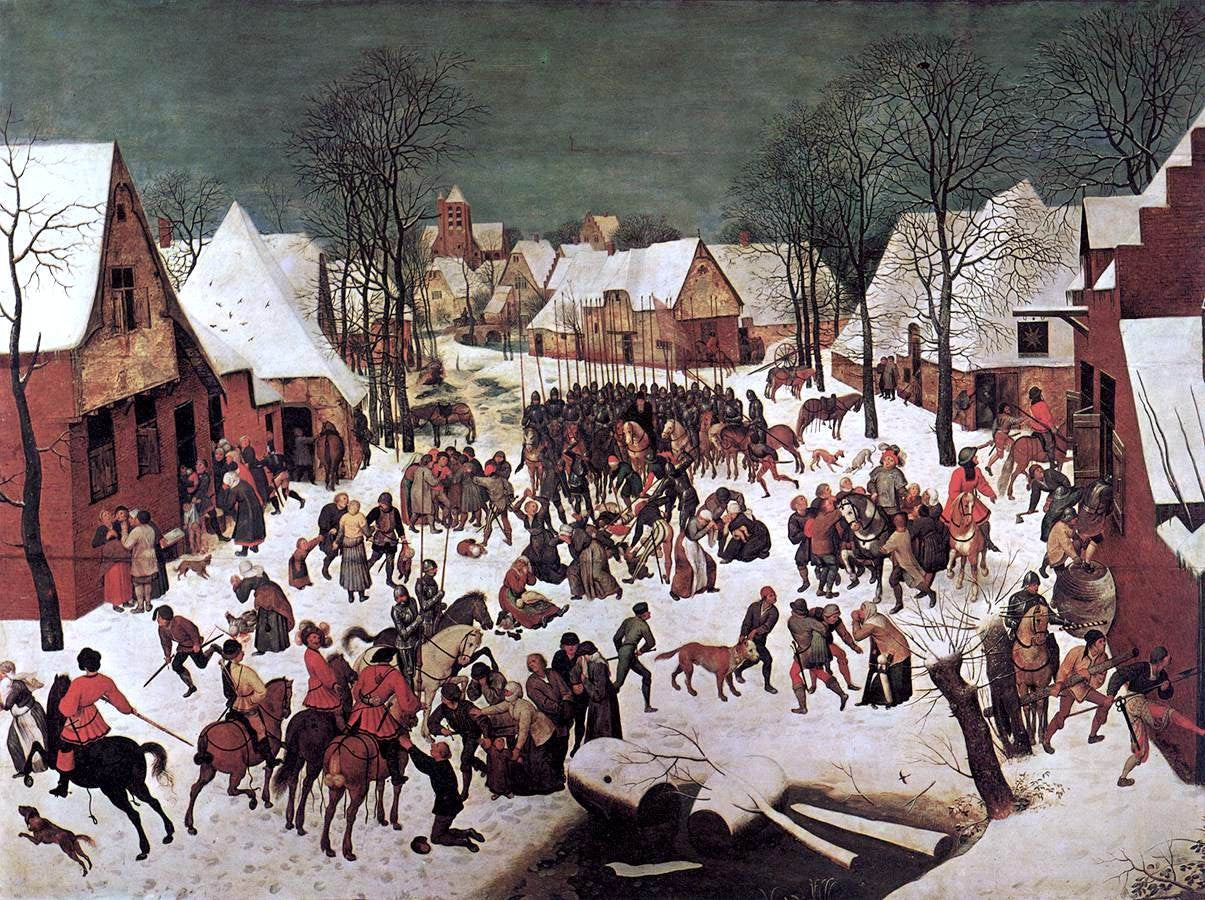  The Elder Pieter Bruegel The Massacre of the Innocents - Canvas Print